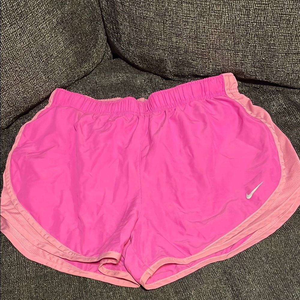 Nike Pink Athletic Shorts Lightweight Breathable